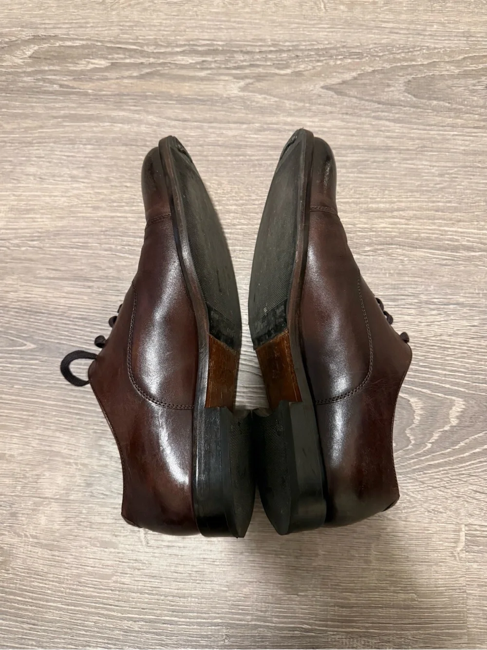 Thursday Boot Company Men's Dark Brown Leather Cap-Toe Oxfords